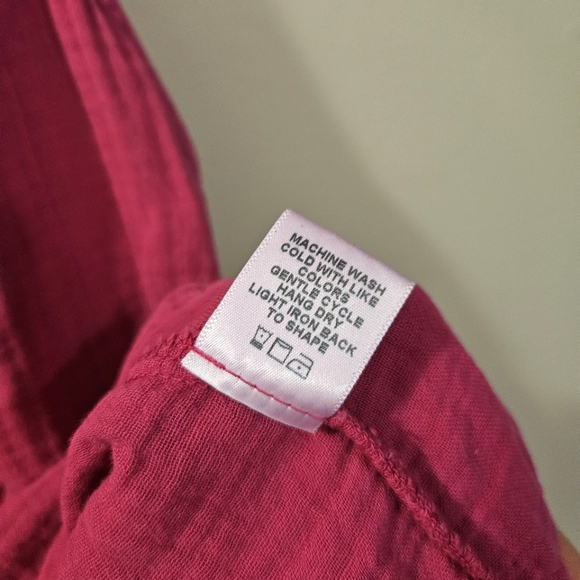 Xirena - Carrie Top in Lipstick Pink - Size L - Picture 7 of 7